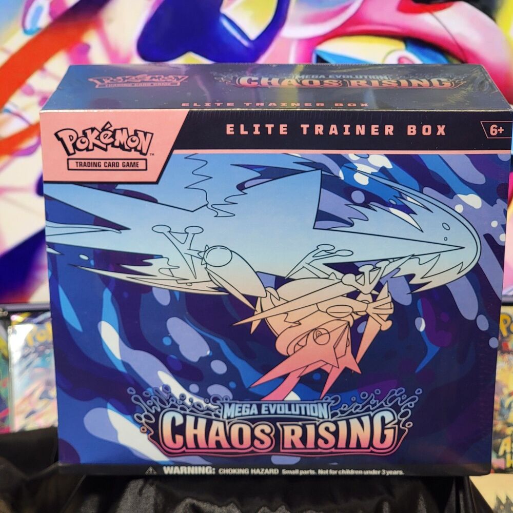 Chaos Rising Elite Trainer Box ETB Pokémon TCG Factory Sealed New Fast Shipping